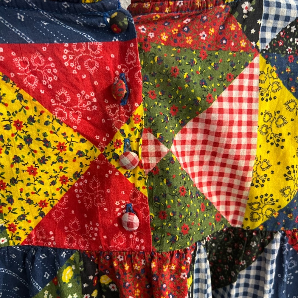 Doen Multicolor Patchwork Blouse - Picture 6 of 9